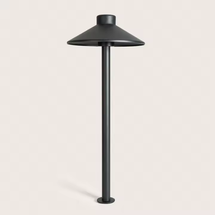 Ledkia Baliza Exterior LED 6W Aluminio Superficie Suelo con Pincho Aterkia 2700K Blanco Cálido - 1