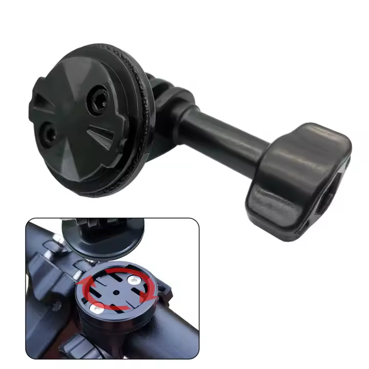 Montura De Cámara Para Bicicleta 1pc Compatible Con GoPro Y Garmin Accesorio De Repuesto 60x32mm Para Equipo De Ciclismo - 1