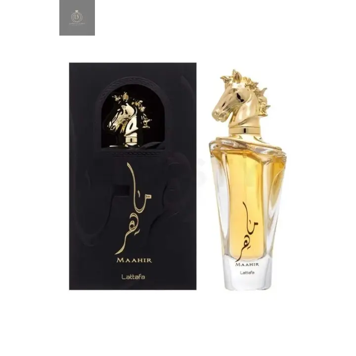 Lattafa Maahir GOLD 100ml Eau de Parfum - Unisex - Floral, Woody, Fruity, Sweet and Musky - 1