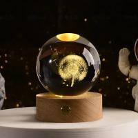Lámpara De Noche De Cristal 3D De 6cm Planetario Solar Sistematizador Grabado Por Láser Decoración Para Escritorio Regalo De Cumpleaños Astronomía - details 18