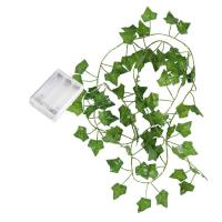 12M 120 LED Guirnalda Luces Exterior Solar, Hiedra Artificial con Luces Solares, 8 Modos Impermeable LED Solar Luz Alambre Cadena de Luces Solares Decoración - details 0