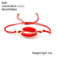 Pulsera Bohemia Ajustable De Concha Colorida Para Playa Y Resorte Regalo De Joyería Hermoso Para Hombres Y Mujeres - details 3