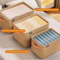 Organizador De Ropa Plegable 1PC Para Armario Almacenamiento De Pantalones Y Juguetes En Cajon Material De Tela No Tejida Tipo Organizador De Armario - details 6