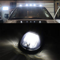 Juego De 5 Luces De Marca Para Techo De Coche SUV 4x4 Camión DC off Road 12V 24V Amarillo Blanco ABS LED Instalación En Cabina - details 3