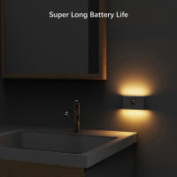 Lámpara Nocturna LED Con Sensor De Movimiento Inteligente Protección Ocular Para Dormitorio Baño Pasillo Camping Luz De Armario Rectangular Recargable - details 1