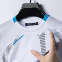 Camiseta De Fitness Verano Para Hombres Transpirable Secado Rápido Camiseta De Entrenamiento Ligera Para Gimnasio Tops Casual - details 3