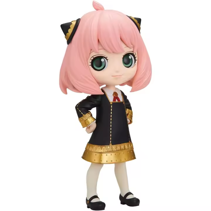 Figura Anya Forger III ver.A Spy X Family Q posket 14cm. Figura coleccionable con acabados detallados. Perfecta para fans y coleccionistas de ediciones especiales. - 1
