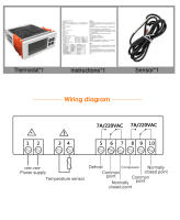 Controlador De Temperatura Para Refrigerador STC-8080A+ Timer De Deshielo Automático Con Solenoide Monoproya Inteligente - details 5