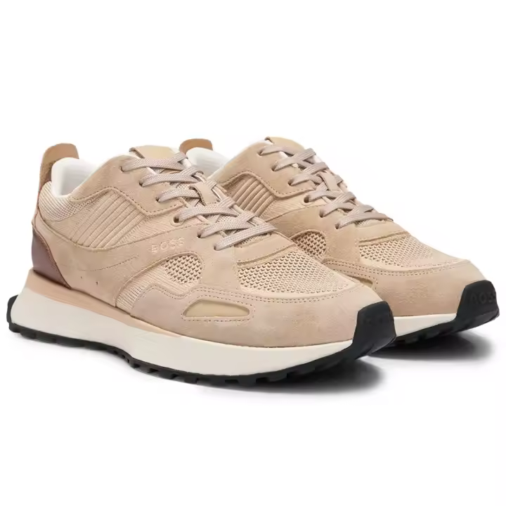 Calzado hombre Zapatillas Boss Zapatillas Jonah Knsdbu 01 Beige - 1
