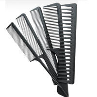 Set De Peine Profesional De Fibra De Carbono Para Peluquería Peine Para Cola De Caballo Corte Peine De Plástico Para El Cabello - details 1
