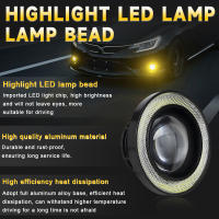 Faros LED COB Automáticos 12V Luz Diurna DRL Impermeables Con Señal De Faros Antiniebla Luz Angel Eyes Para Coche - details 17