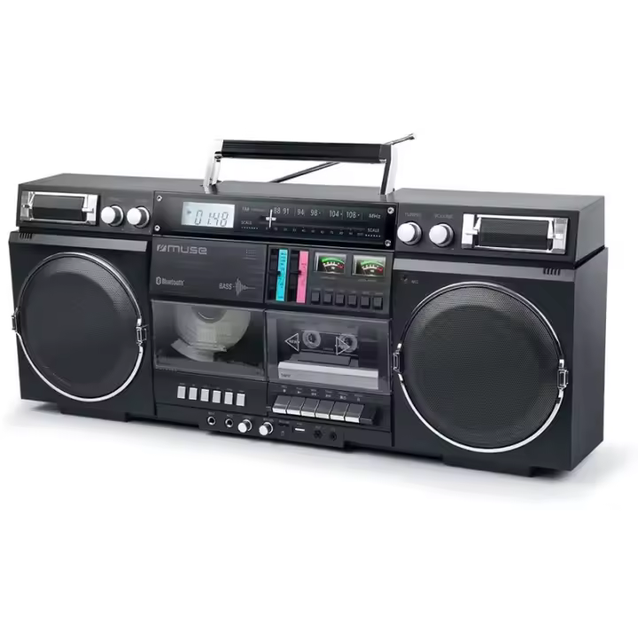 Muse | M-380 GB | Portable Bluetooth Radio CD Cassette Recorder | AUX in | Black | Bluetooth - 1