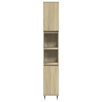 vidaXL Set de muebles de baño 3 pzas madera contrachapada roble Sonoma - details 3