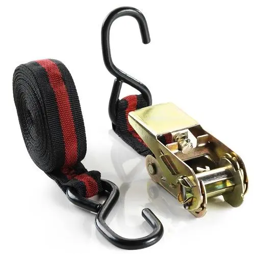 Trinquete Cincha Amarre con ganchos  5 mts x 25 mm - 1