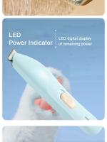 Cortauñas Eléctricas Profesionales Para Perros Y Gatos Con Luz LED Recargable USB Apto Para El Cuidado Del Pelaje De Los Animales - details 6