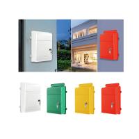 Caja De Correo De Pared Con Cerradura Para Escuela Comunidad Exterior Calle Resistente Al Desgaste Y a La Humedad Acceso Fácil Gran Capacidad - details 3