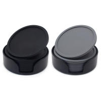 6PCS Silicone Coasters Set Copos De Siêu Goma Para Taza De Café Redondos Con Soporte Accesorios De Mesa Antideslizantes Ecológicos - details 10