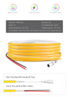 Tira De LED COB Ultrafina 5mm DC 12V 320LEDs/M Flexível Ra90 Para Decoración De Habitaciones 3000K 4000K 6000K Luz Lineal Para El Hogar - details 0