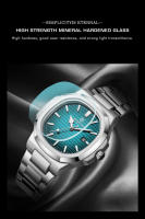 Reloj De Hombre PENGAGAR Lujo Deportivo Acero Inoxidable Resistente Al Agua Con Luminiscencia Y Mostrador De Fecha Estilo Elegante - details 6