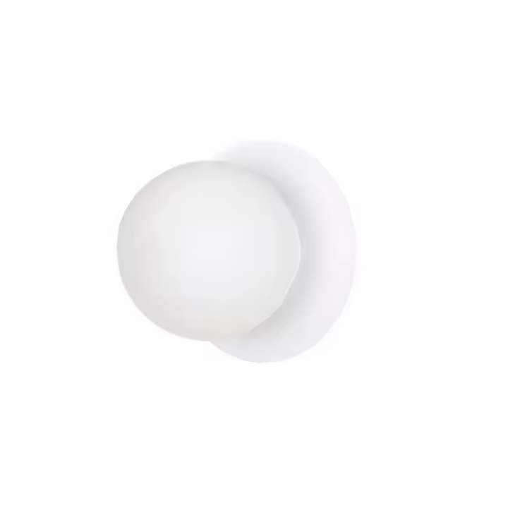 Lámpara de Pared Minerva, Arce, Blanco, 15x15x15 cm - 1