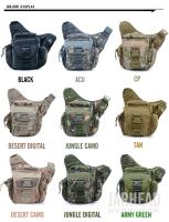 Bolsa Mensajera Táctica 900D Para Hombres Bolsa De Hombro Cruzada Impermeable Para Camping Y Fotografía DSLR Camuflada - details 3