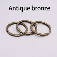 Llaveros De Anillo Redondo Dorado 10Pcs/Lot Tamaños 25 28 30mm Plated Para Fabricación De Joyas Clavija Encadenamiento Metal Aleación De Zinc - details 5