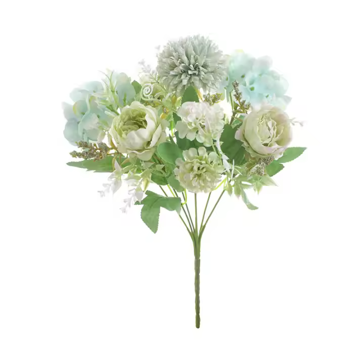 1PC Hiedra Artificial De Seda Para Decoraciones De Navidad En Casa Jardín Fiesta Boda Accesorios De Novia Peonia Falsa - 1