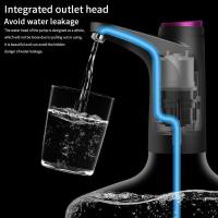 Dispensador de agua eléctrico, bomba de agua embotellada con carga USB, para botella universal, dispensador de agua portátil para interior y exterior (negro) - details 2