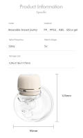 Extractor de leche eléctrico portátil, manos libres, silencioso, todo en uno, 1 pieza - details 9