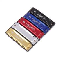 Harmonica De Metal Para Principiantes Y Niños Regalo Con Estuche Diatónica De 10 Agujeros En Do Clave C - details 14