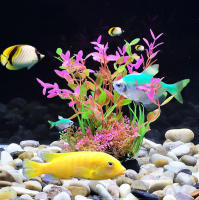 Plantas Artificiales Para Acuario Decoración De Agua Plástico Ornamento De 14 Cm 12 Especies Adornos Para Tanque De Peces - details 15