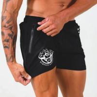 Shorts Deportivos Para Hombre Quick Dry Con Bolsillo Cremallera Para Gimnasio Y Entrenamiento En Verano Shorts De Correr Fitness Sweatpants - details 6