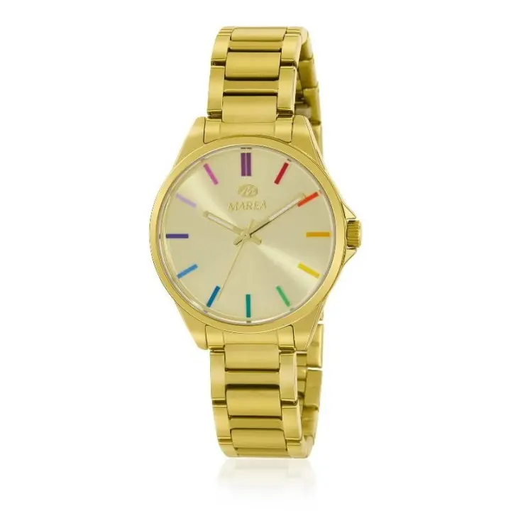 Reloj Marea para mujer army dorado digitos de colotes, Ref: B54232/4 - 1