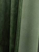 Cortinas Elegantes Modernas Francesas Para Sala De Estar 1PC Decoración Con Tejido De Algodón 100% Ajuste a La Ventana Francesa Cobertura Total De Luz - details 4