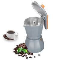 DESEOS Family cafetera aluminio inducción | Cafetera moka | 3, 6, 9, 12 tazas | Apto para inducción, gas y vitrocerámica | Uso doméstico y oficina - details 6