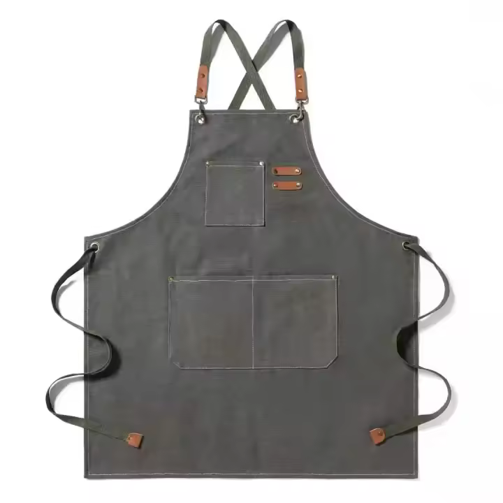 Delantal impermeable profesional para hombres y mujeres para cocina, trabajo, belleza, peluquerías, jardín y restaurantes - 1