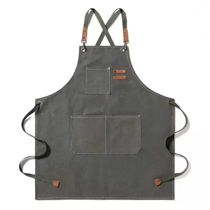 Delantal impermeable profesional para hombres y mujeres para cocina, trabajo, belleza, peluquerías, jardín y restaurantes - 1
