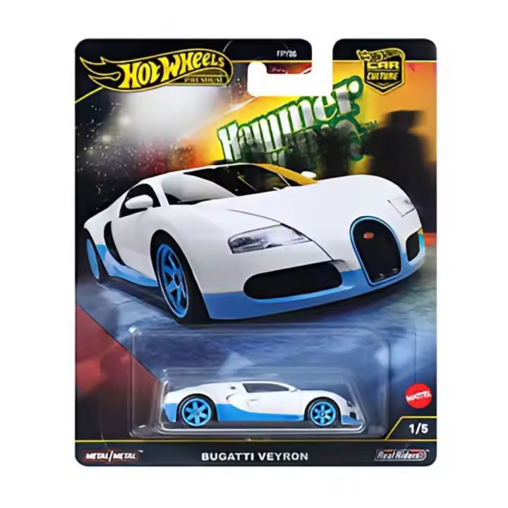 Hot Wheels Premium Hammer Drop Bugatti Veyron 1/5 - 1