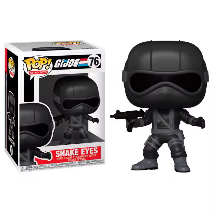 FUNKO POP! GI JOE - SNAKE EYES, 55785, Nº76, TIENDA CON LICENCIA OFICIAL - 1