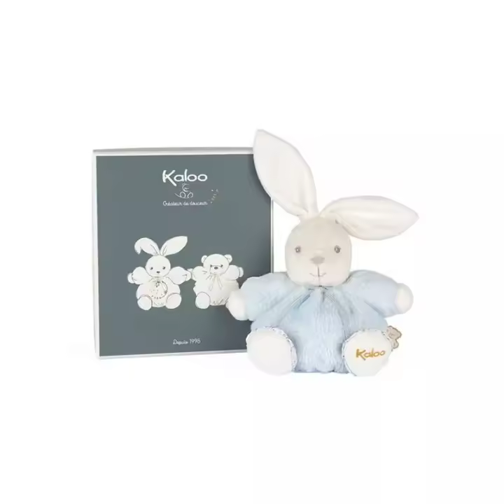 Peluche Kaloo Osito gordinflon azul - 1