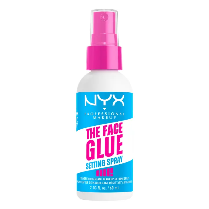 NYX Professional Makeup | Face Glue Setting Spray Fijador Resistente de Larga Duración, 60ml - 1