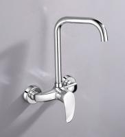 Grifo De Cocina De Pared Con Agua Caliente Y Fría Grifo Mezclador De Cobre Para Lavabo Lavandería Balcón Valvula De Agua Universal - details 10