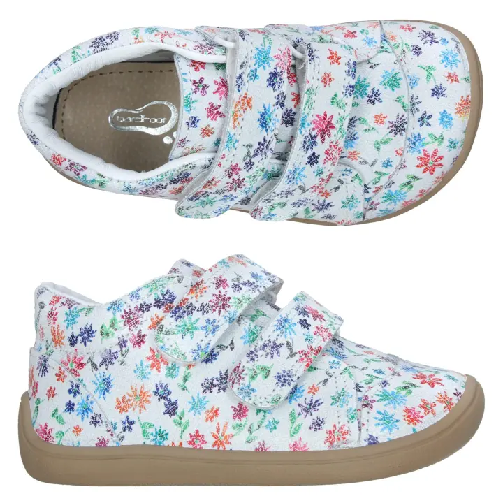 Botines respetuoso de piel flores modelo Elf STEP de Bar3foot - 1
