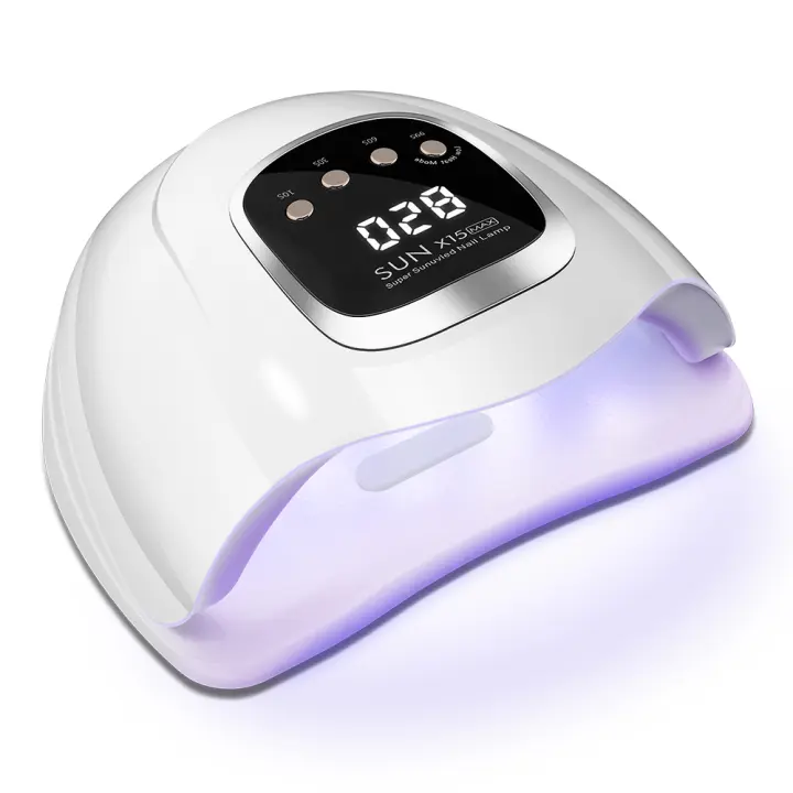 Lámpara De Arte De Uñas SUN X15 MAX 66 Luces LED Profesional Secador De Polvo De Uñas Para Herramientas De Salón De Uñas Con 4 Sensores De Tiempo Automático - 1