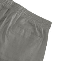 Pantalones cortos de trabajo multibolsillos estilo americano para hombre, informales, ajustados, con cordón, de verano - details 26