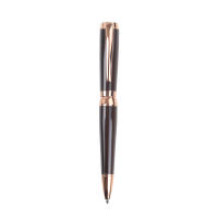 Bolígrafo De Punto De 0.5mm De Lujos En Color Café Con Cuerpo De Bajo Perfil 1 Pieza Tinta Negra Para Oficina Y Regalos - details 6