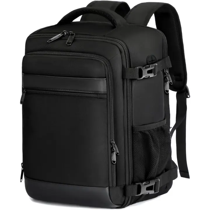 Mochila Viaje Cabina Avion 40x20x25 para Ryanair 20L Mochila Cabina Equipaje de Mano Bolso Viaje Hombre Mujer Mochilas para Portatil de 14 Pulgadas Mochila de Trabajo Escuela Negro - 1