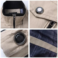 Chaqueta De Hombre TRAF 2024 Estilo Casual Con Capucha Ergonómica Impermeable Cuello Erguido Para Primavera Y Otoño - details 7