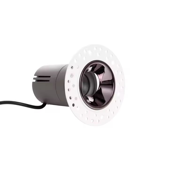 Ledkia Foco Downlight LED 6W Cónico Modular Lux Corte Ø 55 mm para Escayola/Pladur 2700K Negro Blanco Cálido - 1