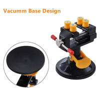 Juego De Joyería Vise Rotativo Universal Mini Mesa Bench Abrazadera De Tornillo Engrasado vice Ajustable Para Perforadora - details 6